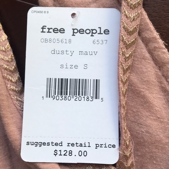 SOLD- FREE PEOPLE Dusty Mauve Lovers Mini Dress - Picture 7 of 8